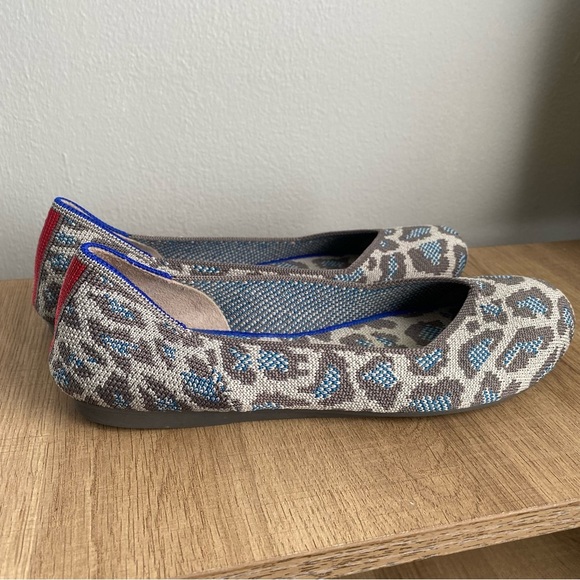 Rothy’s Spotted Leopard Round Toe Flats - Picture 5 of 11